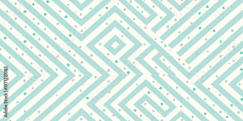 Abstract blue seamless pattern background with geometric stripes and decorative lines design