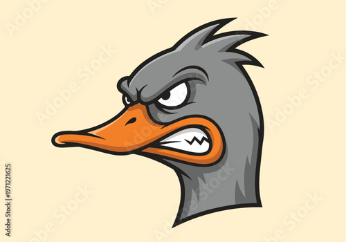 Angry duck head esport gaming mascot: Gaming logo - Gaming Mascot - esport mascot vector illustration  Logo, Mascot, E-Sport, vector mascot - Mascot Logo