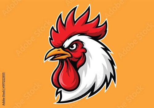 Angry rooster mascot logo vector design: Gaming logo - Gaming Mascot - esport mascot vector illustration  Logo, Mascot, E-Sport, vector mascot - Mascot Logo
