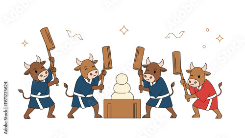 Detailed illustrations of three raccoons in various poses including standing, sitting, and looking forward with classic grey and black markings.