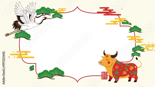 Cute illustration of a sitting Shiba Inu dog with a red collar and a small golden bell against a clean white background for pet-themed designs.