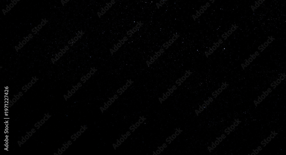 Fototapeta premium Space star shape sky night background, black starry cosmos abstract pattern dark blue science, textile cosmic galaxy astronomy decoration fantasy wallpaper landscape