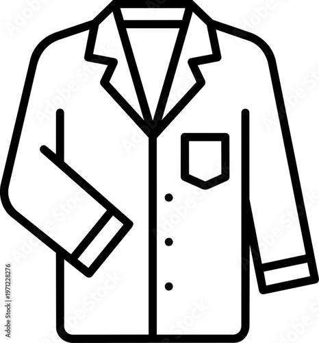 Line Drawing of a Shirt.