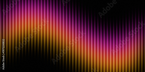 Vibrant abstract background features a dynamic diagonal gradient of colorful vertical stripes, creating a modern pattern ideal for various digital and creative projects.