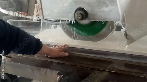 industrial marble and stone cutting machine