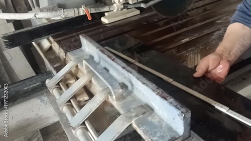 industrial marble and stone cutting machine