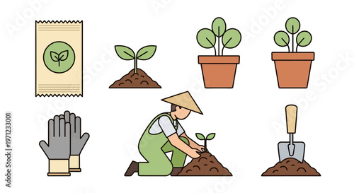 Collection of stylized laptop computer icons, showcasing different perspectives and fill styles for digital design applications