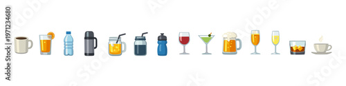 Assorted Beverage Icons