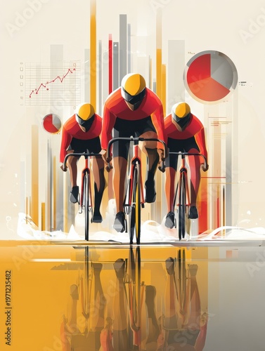 Wallpaper Mural team sprint review presentation with business background Torontodigital.ca