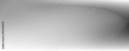 Silver foil background with metal mirror texture. Chrome gradient surface with light gloss simple abstract