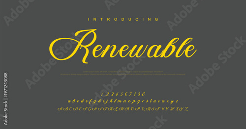 signature Font Calligraphy Logotype Script Brush Font Type Font lettering handwritten. vector illustration