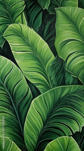 Tropical leaves backgrounds tropics nature.