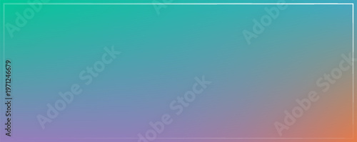 Modern Gradient Frame Background with Neon Border Glow