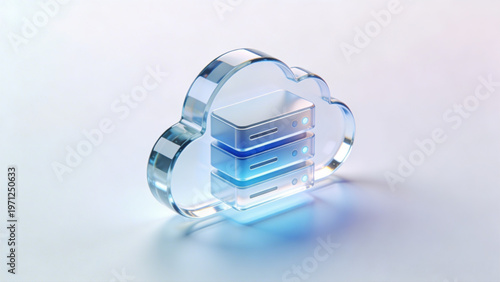 A luxury silver ring featuring a precious diamond and blue topaz gemstone rests as a shiny jewelry object against a decorative blue background with crystal glass reflections