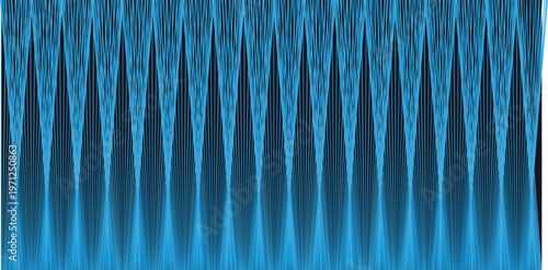 Abstract Sound Wave Design with Audio Frequency Lines on Minimal Background