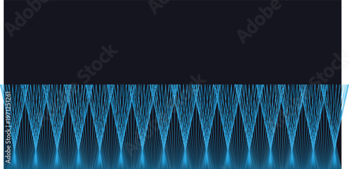 Abstract Sound Wave Design with Audio Frequency Lines on Minimal Background