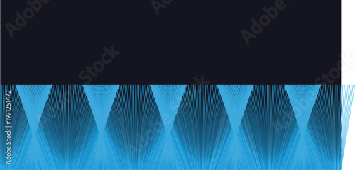 Abstract Sound Wave Design with Audio Frequency Lines on Minimal Background