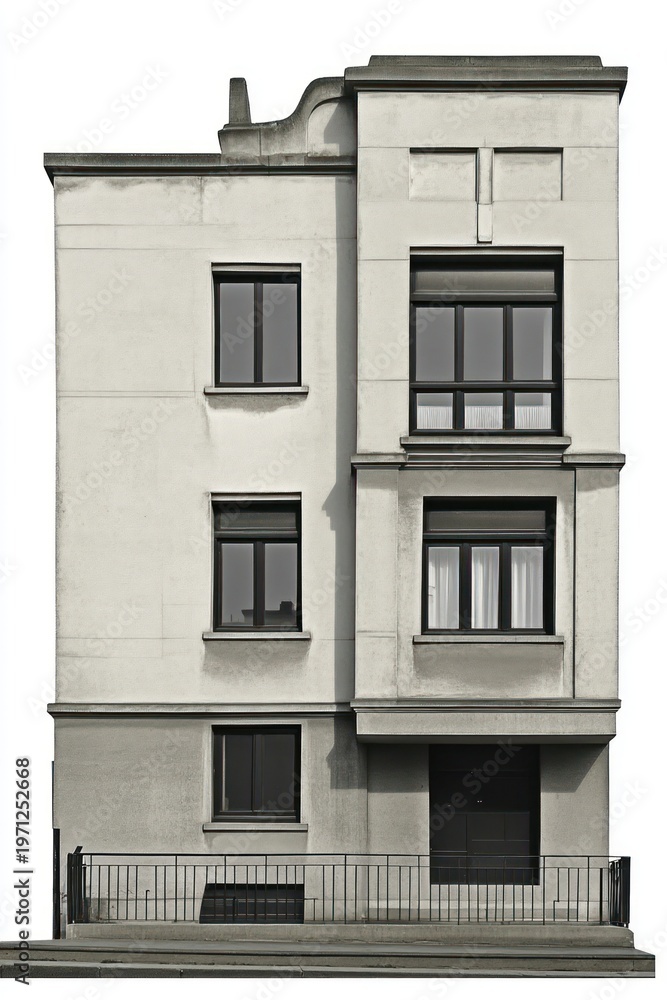 Obraz premium Vintage building architecture urban city.