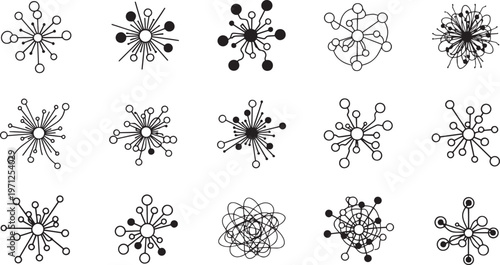 Smart Grid Energy Automation and Carbon Analytics Icon Set