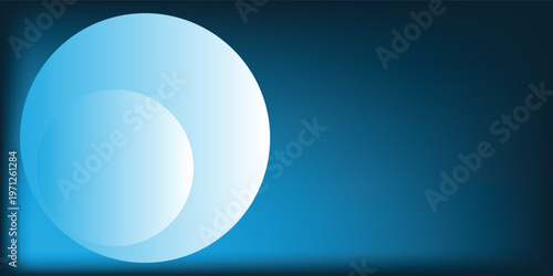 abstract blue sphere   illustration of an background  gradient blue   background for product presentation and promotional products