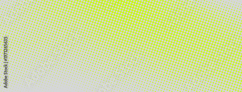Dot anime gradient pattern background. Abstract pixel comic popart bg. Vector halftone retro design. Neon yellow color palette. Raster grid, overlay texture, and circle shapes. Vintage duotone effect