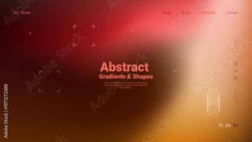 Dark Abstract Gradient Background Red Orange Warm Tones GeometricDark Abstract Gradient Background Red Orange Warm Tones Geometric