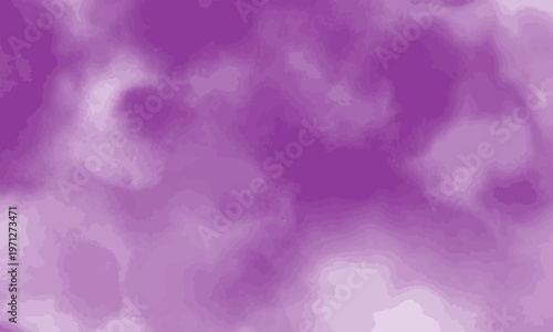 水彩紫のもやもやした気持ち背景　ベクター