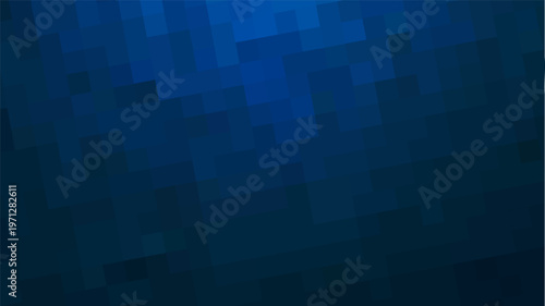 Deep Blue Pixelated Gradient Background with Dark and Cool Tones - Minimalist Abstract Digital Art for Modern Design, Technology, and Atmospheric Visual Projects