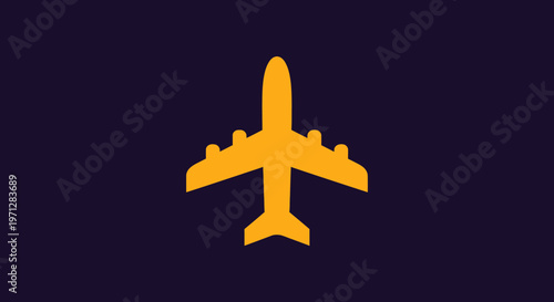 Summer Travel Icon Center Bold Concept