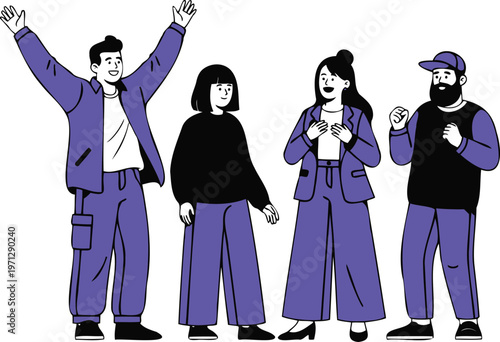 Black hole vortex swallowing office documents and folders, data loss and information overload concept, monochrome vector illustration of a paper whirlpool