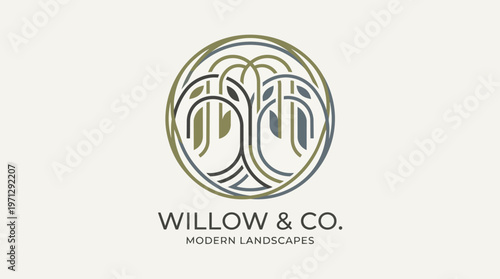 Willow and Co Modern Logo.