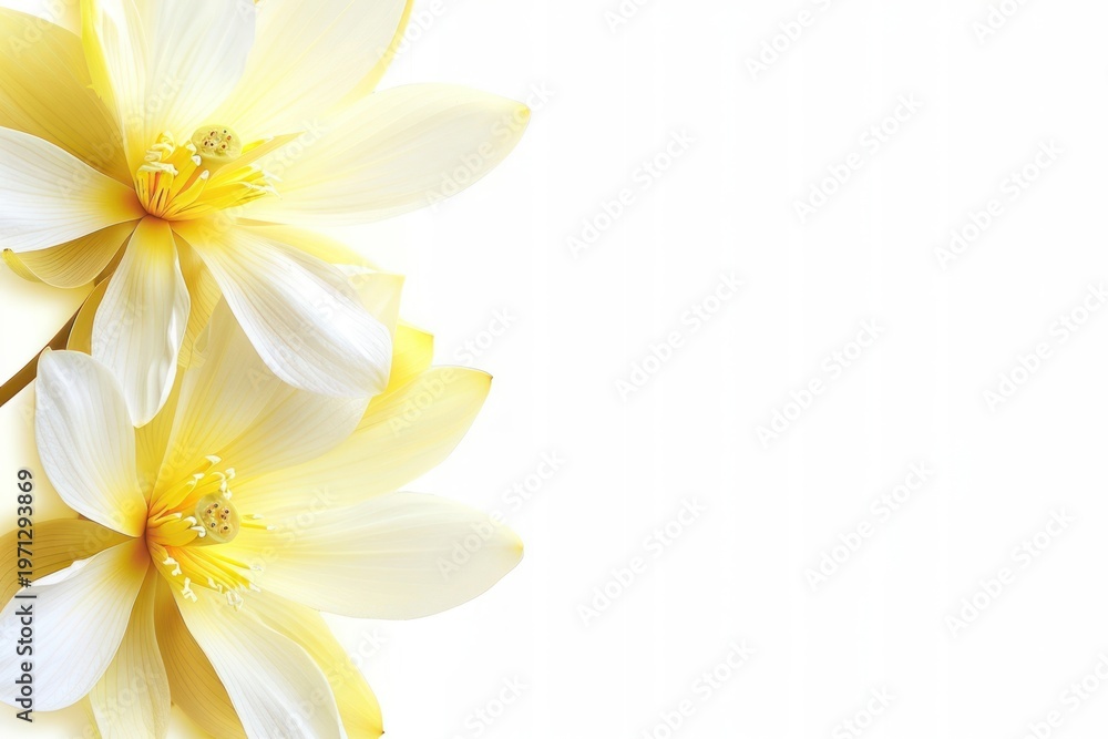 Fototapeta premium Yellow lotus backgrounds blossom flower.