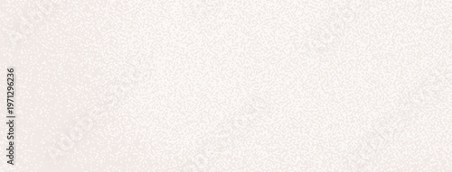 Off white paper background. Dust grain texture. Sand particle overlay. Subtle gradient effect. Vector grainy surface. Speckle dots noise pattern. Vintage grunge powder scatter. Rough beige stipple bg