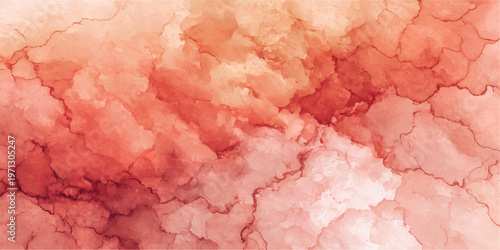 A grunge pink paper and red paint texture design featuring a rough aged surface pattern with macro details of old wall color and fresh meat-like tones