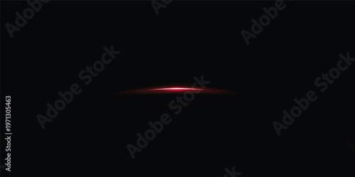 A motion design of scary red eyes glowing in a dark space with burning orange fire and magic energy effects on an abstract black background