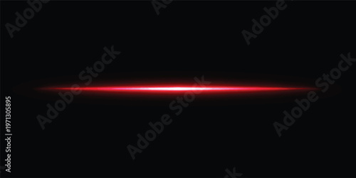 Abstract red background with glowing neon lights creating a digital motion of fire and energy rays across a dark space