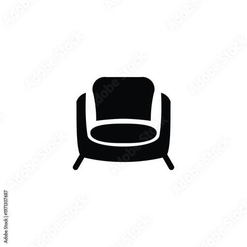 vector design furniture sofa icon minimalist style