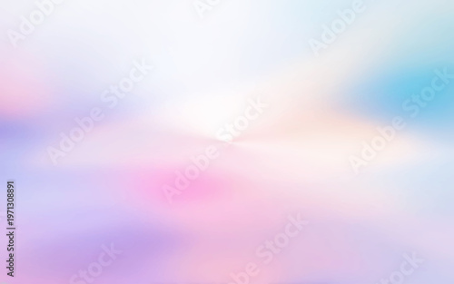 Soft Liquid Pastel Abstract Backdrop. Subtle Iridescent Light Background