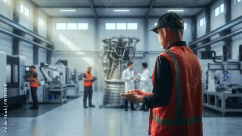 Laboratory Personnel Utilize Robotic Equipment To Calibrate Sensors And Assess Engine Performance Efficiently