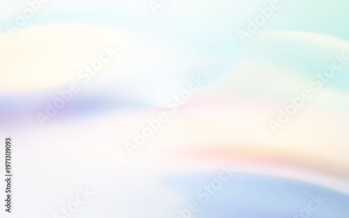 Modern Soft Holographic Texture. Minimal Holographic Blur Gradient. Subtle Iridescent Light Background