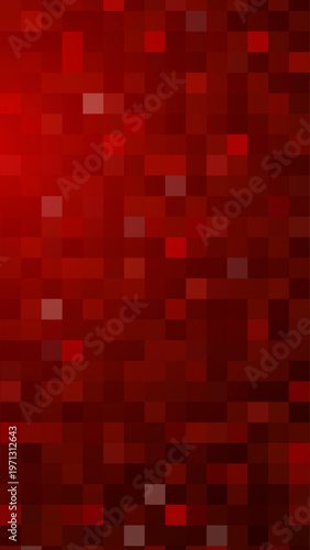 Red pixel abstract background digital mosaic patterns texture designs. Pixeled background in red color.