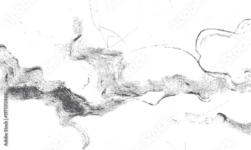 Old damaged texture with black scratches on clean white background Distressed overlay with black dots scratches and grunge texture