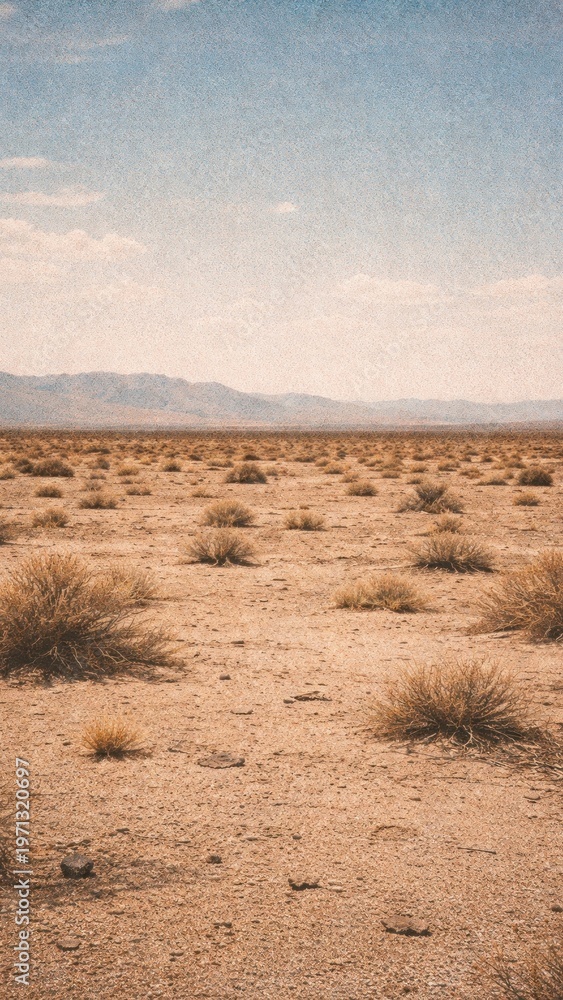 Fototapeta premium Vast desert landscape wallpaper for mobile