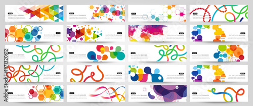 MEGA Collection Banner abstract illustration