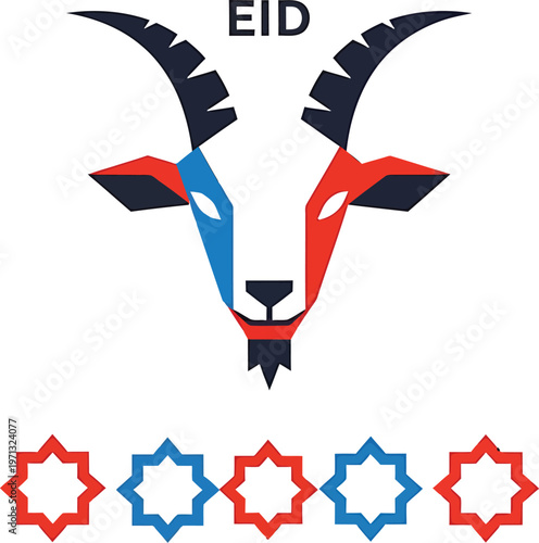 3D vector illustration of a red business arrow and ribbon star icon set with country flags as a symbolic sign design concept