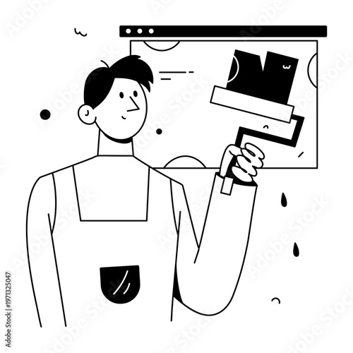 A hand drawn style illustration showing a character giving speech