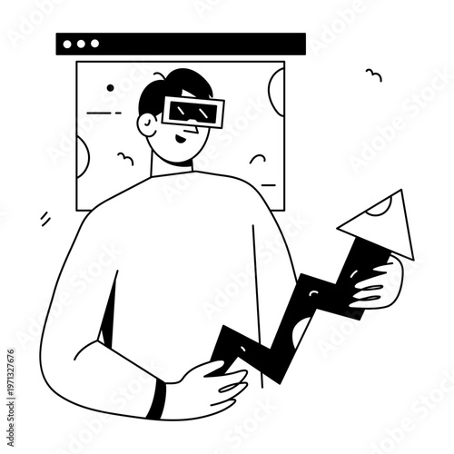 A hand drawn style illustration showing an analysis report
