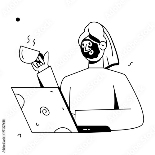 A hand drawn style illustration showing an analysis report
