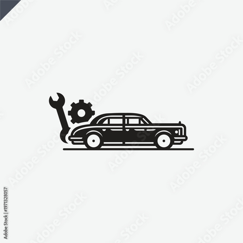 car service logo template