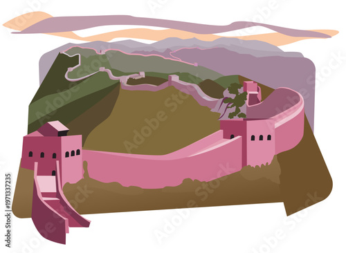 muragliaCineseTramontoai